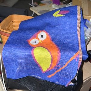 Tarnish brand owl scarf NWT